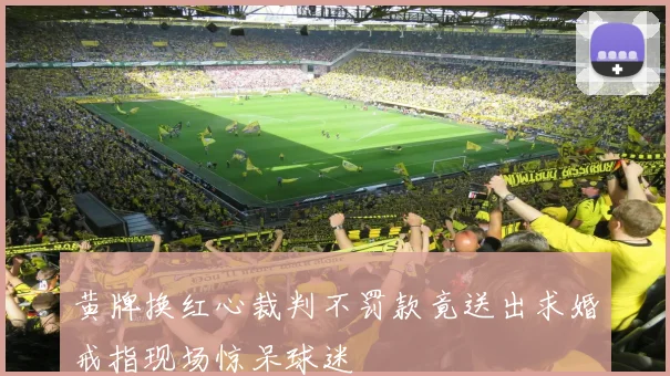 黄牌换红心裁判不罚款竟送出求婚戒指现场惊呆球迷